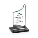 Eden Full Color Black Peak Crystal Award