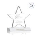 Chippendale White Star Crystal Award