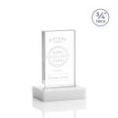 Holmes White Rectangle Crystal Award