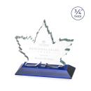 Maple Leaf Blue  Abstract / Misc Crystal Award