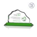 Petersen Full Color Green Crystal Award