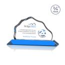 Petersen Full Color Sky Blue Crystal Award