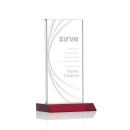 Hawkins Liquid&trade; Red  Rectangle Crystal Award