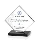 Wellington Full Color Black Crystal Award