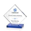 Wellington Full Color Blue Crystal Award