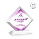Belaire Full Color White Crystal Award