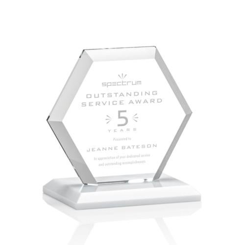 Corporate Awards - Crystal Awards - Barnett White Crystal Award