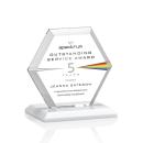 Barnett Full Color White Crystal Award