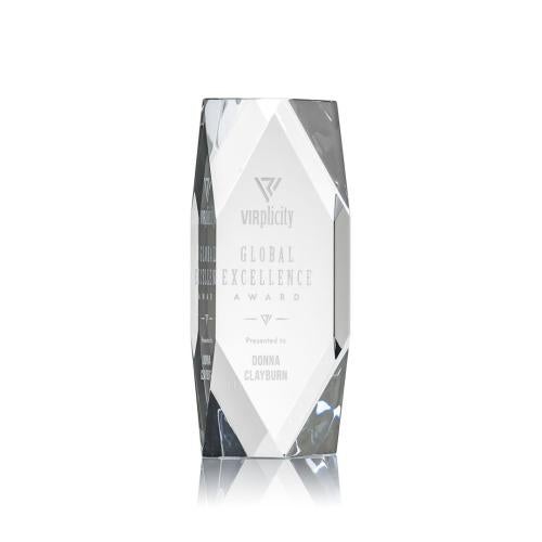 Corporate Awards - Crystal Awards - Crystal Pillar Awards - Delta Obelisk Crystal Award
