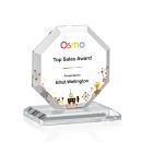 Leyland Full Color Starfire Crystal Award