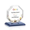 Leyland Full Color Blue Crystal Award
