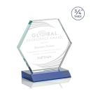 Pickering Blue  Crystal Award