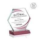 Pickering Full Color Red Crystal Award
