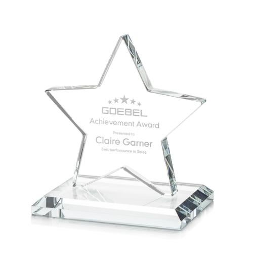 Corporate Awards - Crystal Awards - Crystal Star Awards - Sudburyfire Star Crystal Award