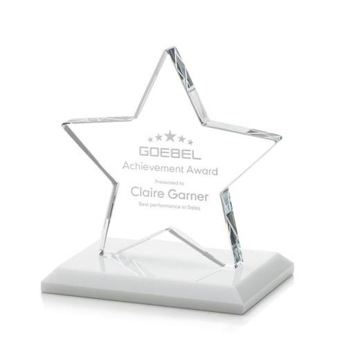 Corporate Awards - Crystal Awards - Crystal Star Awards - Sudbury White Star Crystal Award
