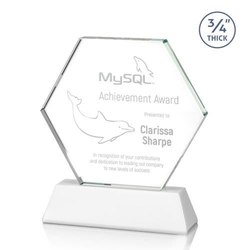 Corporate Awards - Crystal Awards - Ralston White Crystal Award