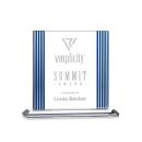 Brooklyn Deep Etch Rectangle Crystal Award