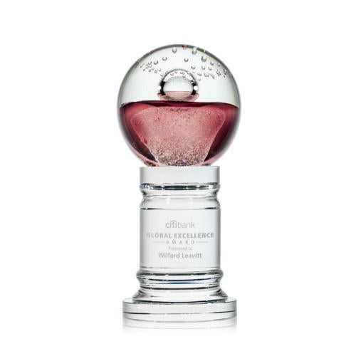 Corporate Awards - Modern Awards - Jupiter Spheres on Colverstone Base Glass Award