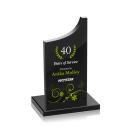 Berratini Full Color Black Peak Crystal Award