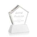 Genosee White on Base Crystal Award