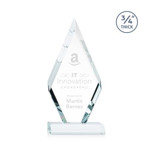 Corporate Awards - Crystal Awards - Richmond Clear Crystal Award
