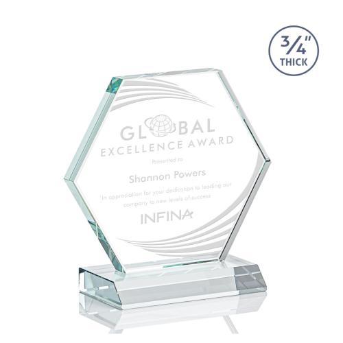 Corporate Awards - Crystal Awards - Pickering Starfire Crystal Award