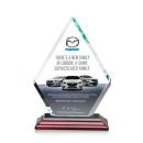 Canton Full Color Rosewood Crystal Award