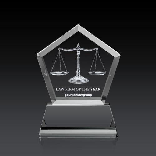Corporate Awards - Modern Awards - Genosee on Base (3D) - Clear