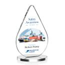 Glenhazel Full Color Clear Crystal Award