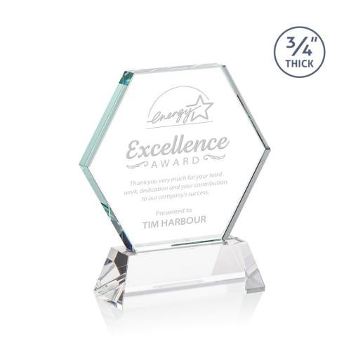 Corporate Awards - Crystal Awards - Pickering Starfire on Newhaven Crystal Award