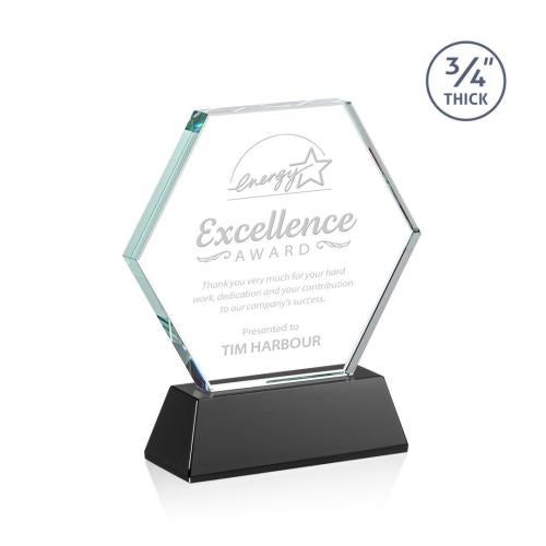 Corporate Awards - Crystal Awards - Pickering Black on Newhaven Crystal Award