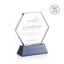 Pickering Blue on Newhaven Crystal Award