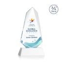 Sheridan Full Color White on Newhaven Abstract / Misc Crystal Award