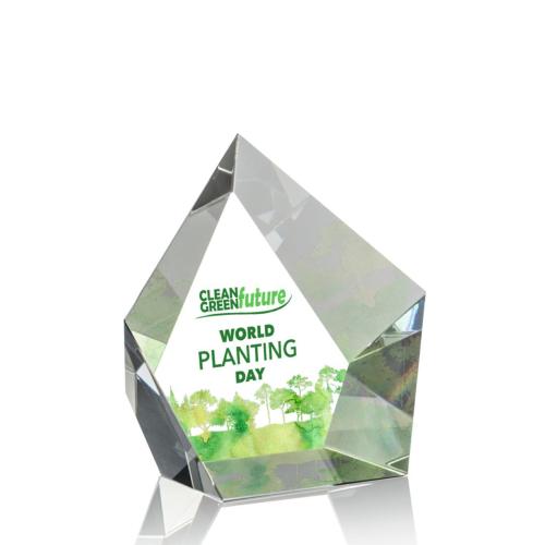 Corporate Awards - Full Color Awards - Valecrest Full Color Crystal Award