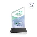 Scarsdale Full Color Black on Newhaven Peak Crystal Award