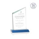 Scarsdale Sky Blue Peak Crystal Award
