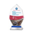 Nebraska Full Color Blue Crystal Award