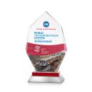 Nebraska Full Color Red Crystal Award