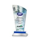Hansen Full Color Blue Peak Crystal Award