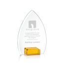 Aylin Amber Arch & Crescent Crystal Award