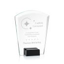 Lola Black Arch & Crescent Crystal Award