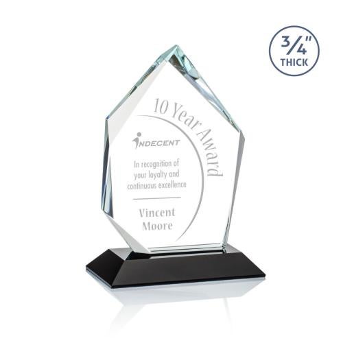Corporate Awards - Sales Awards - Deerhurst Ice Black Peak Crystal Award