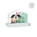 Micasa Full Color Starfire Arch & Crescent Crystal Award