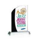 Jarvis Full Color Black Peak Crystal Award