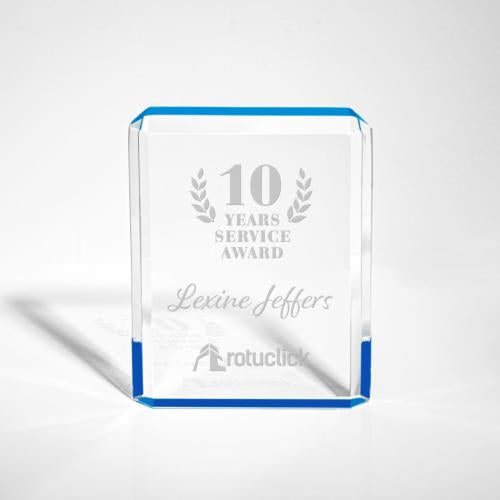 Corporate Awards - Budget Awards & Trophies - Paragon Rectangle Acrylic Award