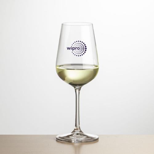 Corporate Recognition Gifts - Etched Barware - Wine Glasses - Laurent Wine - Imprinted