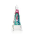 Master Full Color Clear on Base Obelisk Crystal Award