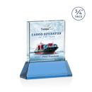 Terra Full Color Sky Blue on Newhaven Crystal Award