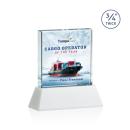 Terra Full Color White on Newhaven Crystal Award