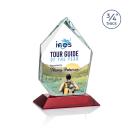 Deerhurst Ice Full Color Red Peak Crystal Award